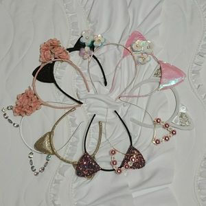 Cat ear headbands (set of 9) 😻